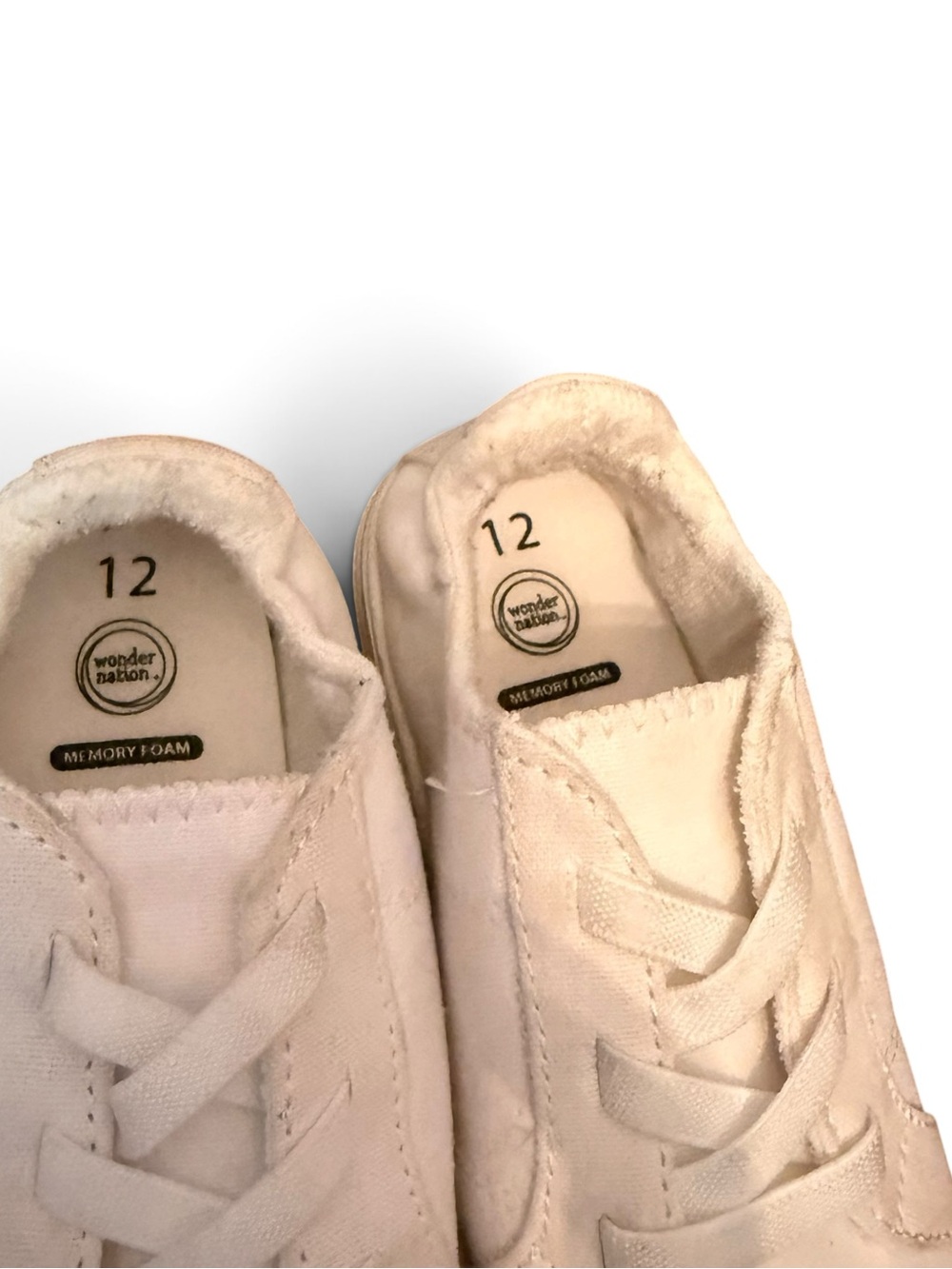 Kids Canvas Slip-On Sneakers in Cream Wonder Nation - Picture 2 of 3